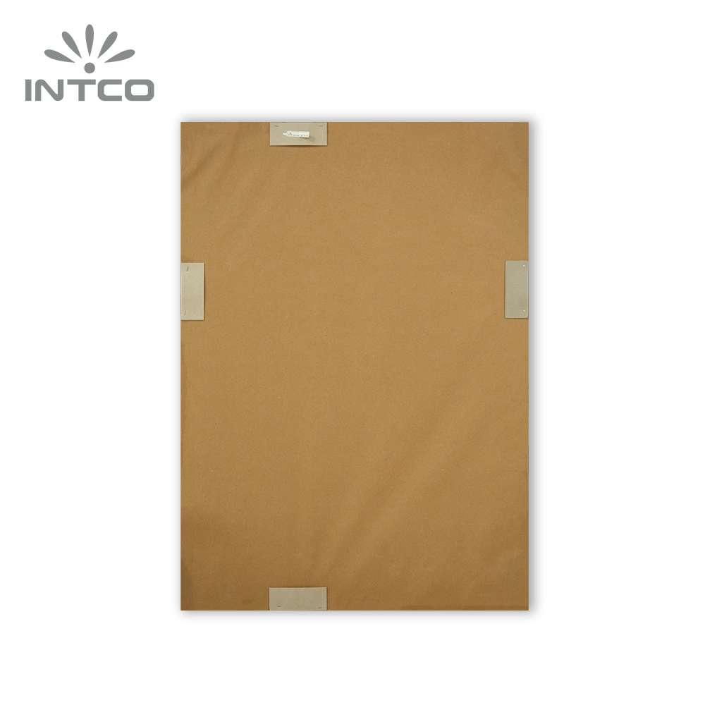 The MDF backing of intco silver wall mirror frame